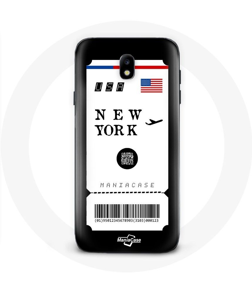 Coque Pour Samsung Galaxy S5 Billet D'avion New York