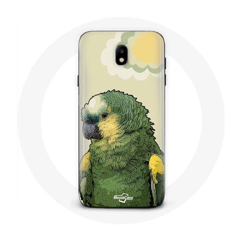 Coque Pour Samsung Galaxy S5 Amazone Perroquets Vert