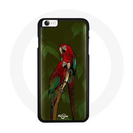Coque Pour Iphone 4/4s Pionus Perruche Rouge