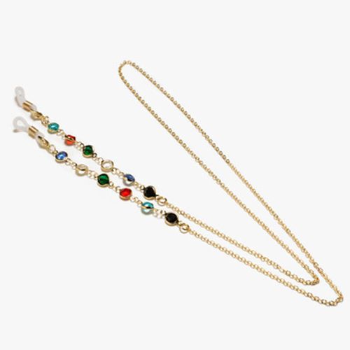 Chaînes De Lunettes Colorées Pour Femmes, 1 Pièce, Porte-Masque Facial, Lanière De Lunettes, Accessoires À La Mode