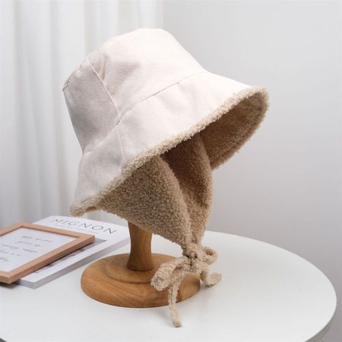 Chapeau De Pêcheur Chaud Pour Femme, Avec Rabat D'oreille, Tendance, De Styliste, Seau, Pour L'extérieur, Panama, Collection Hiver 2021