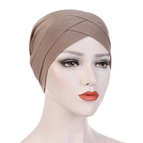 Turban Musulman En Coton Pour Femmes, Foulard, Casquette De Protection Solaire, Multifonctionnel