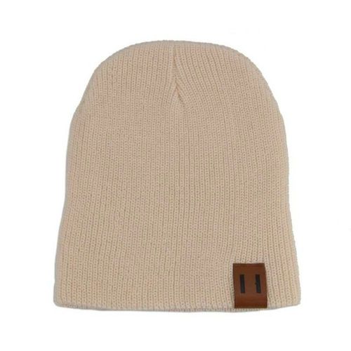 Bonnet En Tricot Pour Bébé, Garçon, Fille Et Maman, Bonnet Chaud Et Doux, Casquette De Couleur Unie Pour Enfants Adultes, Chapeaux Assortis En Famille, 1 Pièce