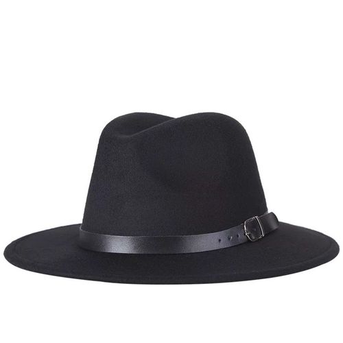 Chapeau En Laine Feutré Pour Homme, Chapeau À Large Bord, Grande Casquette, Style Britannique, Vintage, Mode, Ceinture, De Luxe, De Styliste, Nouvelle Collection 2021, Automne Et Hiver