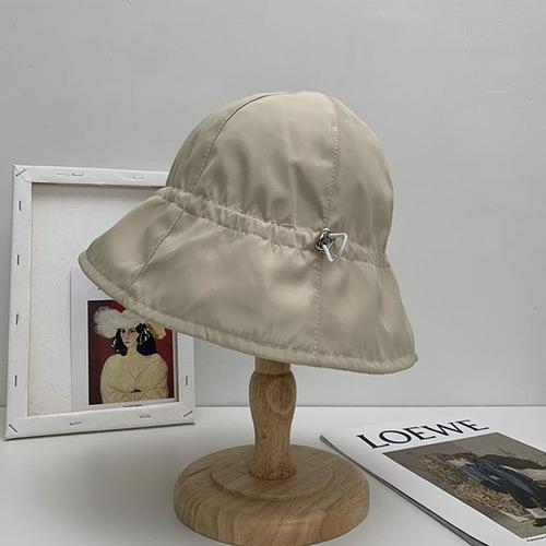 Chapeau De Pêcheur À Large Bord Avec Cordon De Serrage Pour Femme, 1 Pièce, Protection Contre Les Uv, Idéal Pour La Randonnée En Plein Air, Convient Pour Le Printemps Et L'été