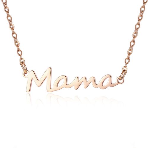 Collier Avec Pendentif En Acier Inoxydable Pour Maman Et Bébé, Bijou Ras Du Cou À La Mode, Cadeau D'anniversaire Pour La Fête Des Mères