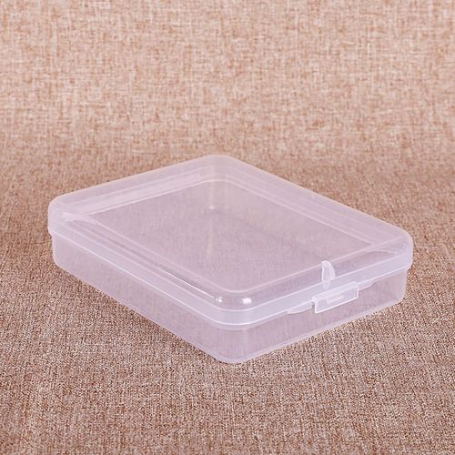Boîtes Carrées En Plastique Transparent, Boîte De Rangement De Bijoux, Conteneur, Boîte D'emballage Pour Boucles D'oreilles, Perles, Collection De Petits Objets 1 Pièce