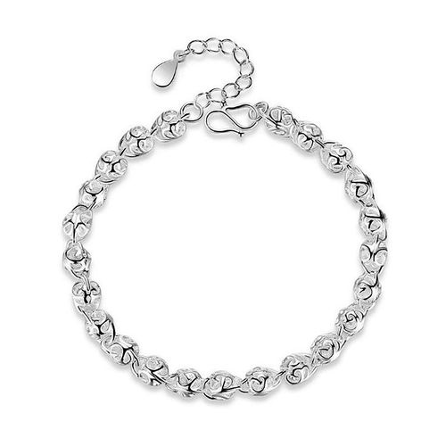 Bracelets En Zircon Cubique Plaqué Argent Pour Femmes, Breloque Tendance, Coupe En Boule, Qualité 3a, Bijoux Cadeau De Mariage