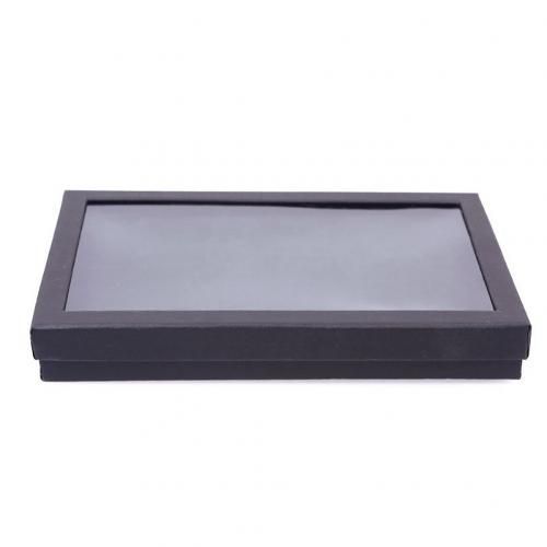 Boîte De Rangement De Bijoux, Présentoir Transparent À 36 Fentes, Présentoir De Boucles D'oreilles En Métal, Boîte De Rangement De Bijoux