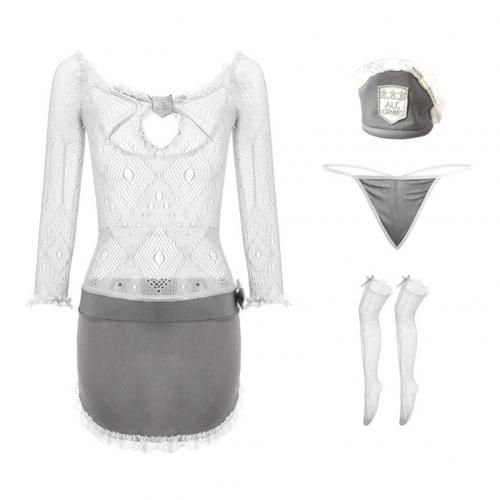 Robe De Nuit Sexy Pour Femmes, Épaules Dénudées, Passion, String, Bandeau, Bas, Ensemble