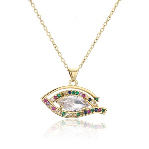 Collier Boho Mauvais ¿Il Bleu Du Serpent Voyant, Longues Chaînes Style Punk, À Pendentif En Or, Pour Couple, Homme Et Femme