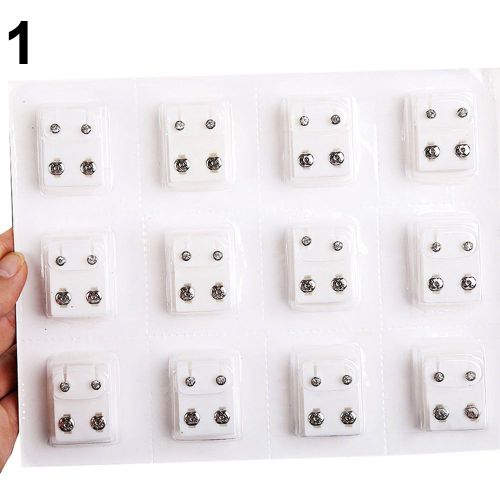 Ensemble De Boucles D'oreilles Multicolores En Plastique Hypoallergénique, 12 Paires De Dessin Animé Pour Femmes Et Filles, Bijoux Cadeaux De Mariage Et De Noël