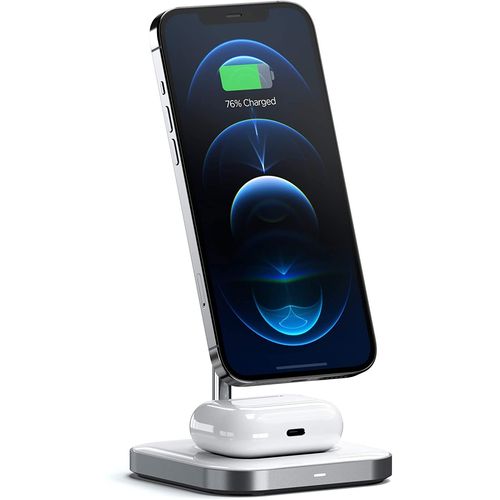 Stand De Charge Sans Fil 2 En 1 Iphone Airpods Satechi