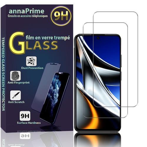 Lot / Pack De 2 Films Verre Trempé Pour Xiaomi Poco X4 Pro 5g 6.67" Protection D'écran