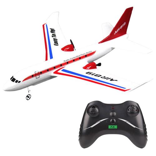 Epp Mousse Télécommande Avion Jouet Glissant Avion Modèle Jouets, 2.4ghz Tourner À Gauche Rc Avion Pour Adultes Enfants Débutants Cadeaux 1 Batterie