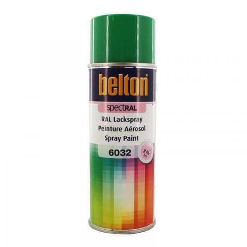 Bombe De Peinture Belton Spectral Ral6032 Vert De Sécurité 400ml