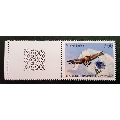 Timbre N° 3054 - Parc Des Ecrins - Aigle Royal Et Chardon Bleu - 1997