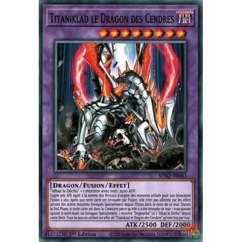 Yu Gi Oh Sdaz Fr043 Titaniklad Le Dragon Des Cendres