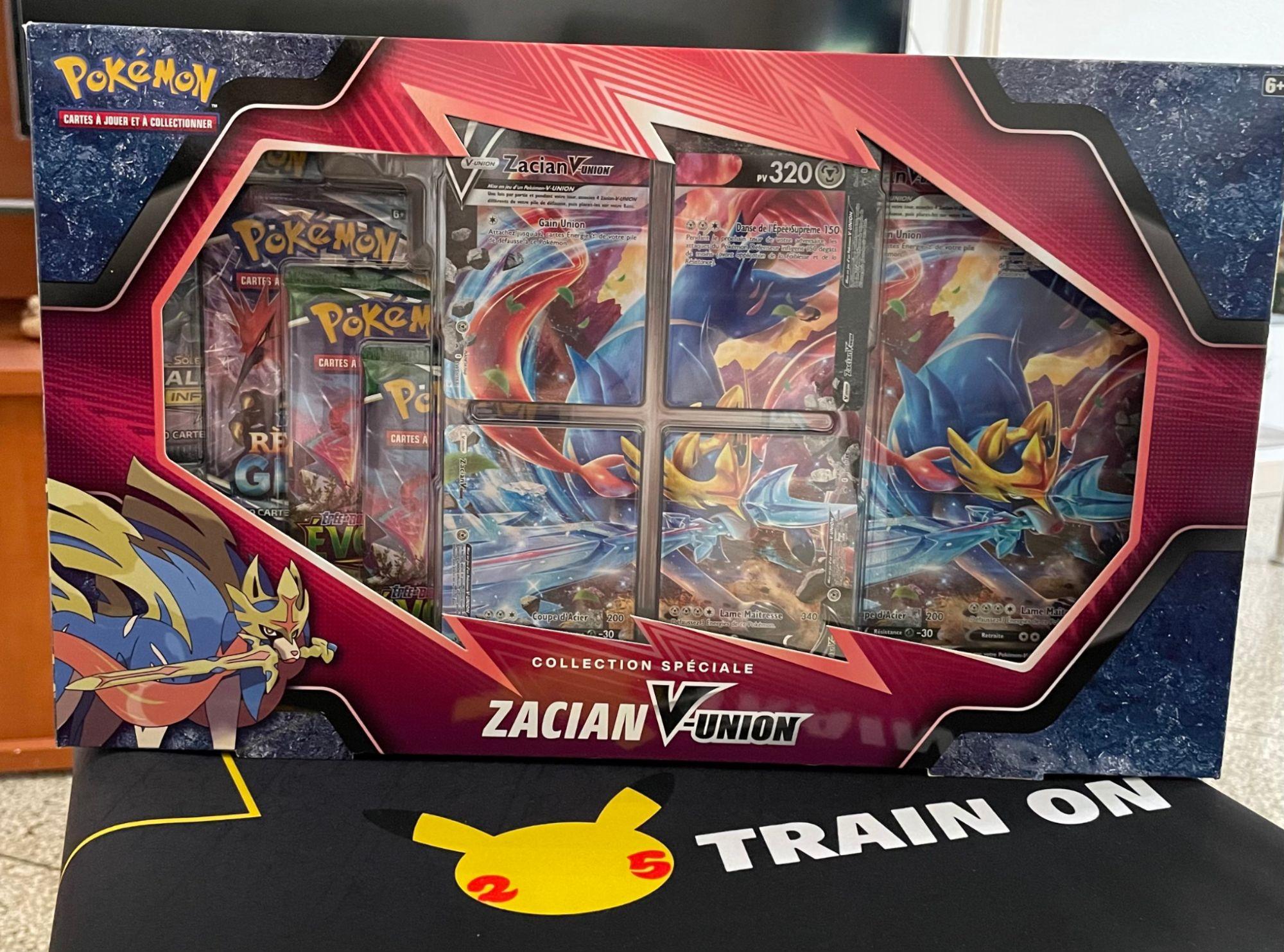 Acheter Coffret Pokémon Epée et Bouclier Ouistempo Zacian V