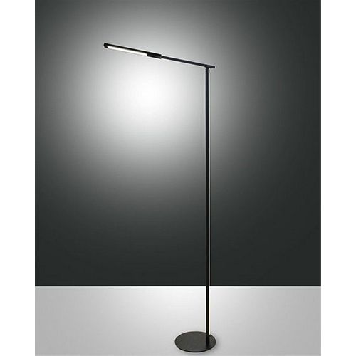 Fabas Luce Ideal Lampadaire Intégré Led Verre Noir