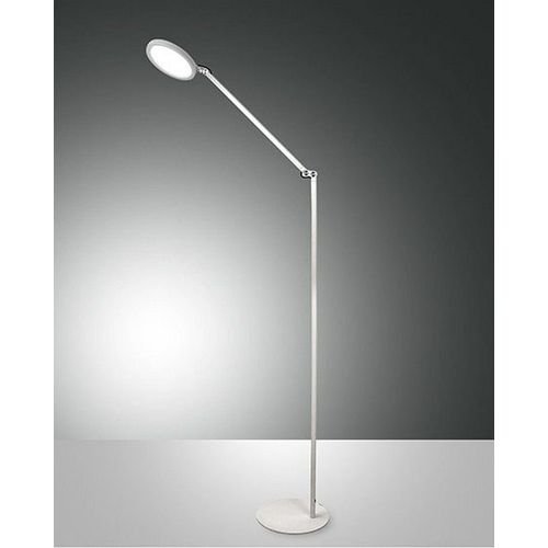 Fabas Luce Regina Lampadaire Intégré Led Verre Blanc