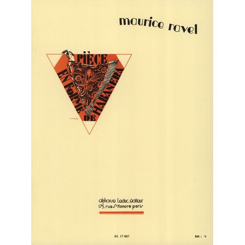 Maurice Ravel : Pièce En Forme De Habanera Pour Alto Ou Viola Alta Avec Accompagnement De Piano