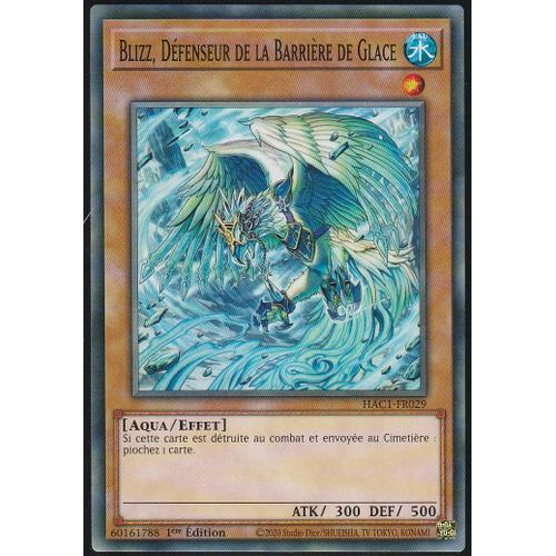 Carte Yu-Gi-Oh - Blizz, Défenseur De La Barrière De Glace - Hac1-Fr029 - Arsenal Mystérieux - Chapitre 1