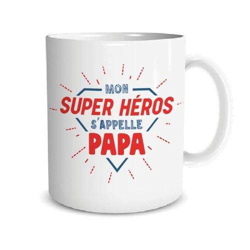 Mug En Céramique - Mon Super Héros S'appelle Papa