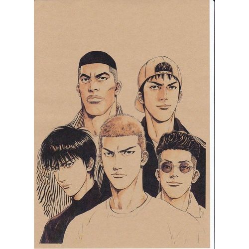 Poster Slam Dunk - A Plat - Format A4 #4271