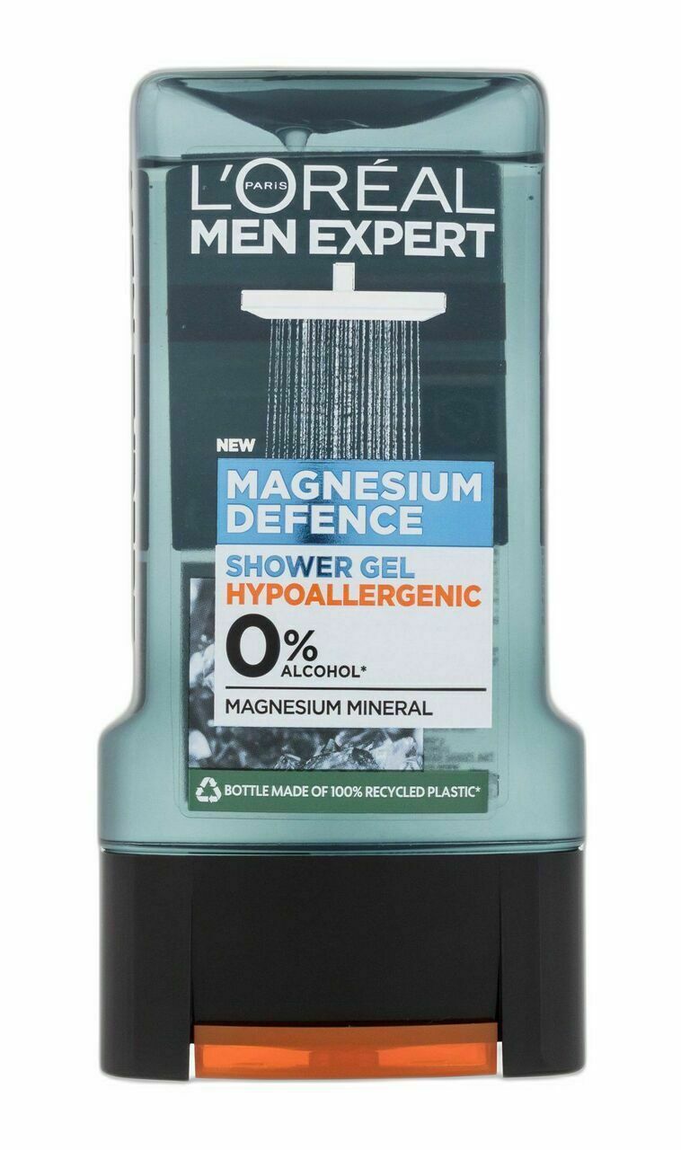 Loréal Paris 300ml Magnésium Expert Defence Gel Douche Pour Hommes 