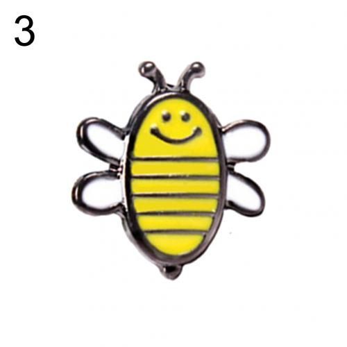 Broches À La Mode En Émail Noir Et Jaune Pour Enfants, Accessoires De Vêtements Pour Filles, Broche Mignonne Abeille Et Mouche, Bijoux Cadeau D'anniversaire