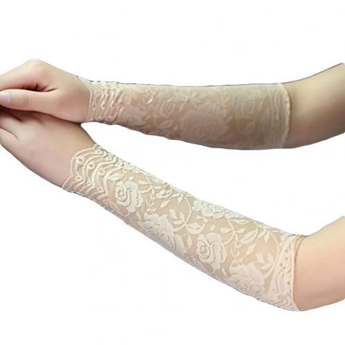 Couverture De 2 Pièces Pour Femmes | Couverture De Protection Solaire, En Dentelle, Uv, Cicatrice De Tatouage, Manchettes De Bras, Pour Course À Pied, Escalade, Top, Noir