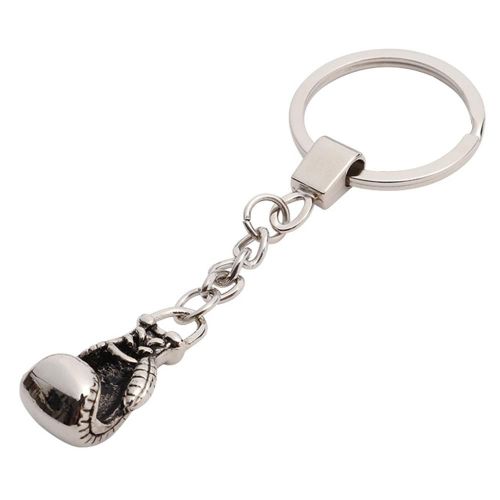 Mini Gant De Boxe En Métal Plaqué Argent, Pendentif, Porte-Clés, Ornement De Sac