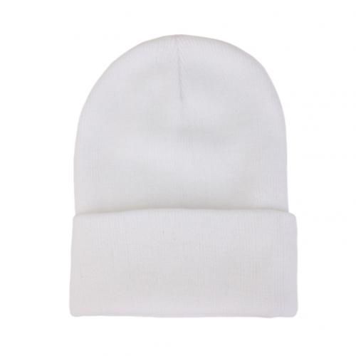 Bonnet Tricoté Pour Femme, Solide, Mignon, Décontracté, Chaud, Nouvelle Collection Automne Hiver 2020