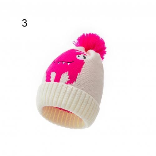 Casquette De Dessin Animé Pour Enfants, Chapeau Chaud Créatif De Dinosaure Polygonal, Automne Et Hiver