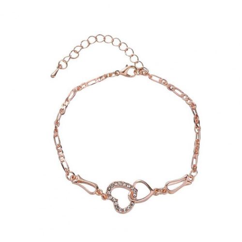 Chaîne De Cheville Classique Brillante En Strass Pour Les Yeux, Accessoire De Plage En Forme De C¿Ur, Robuste, Pieds Nus, Tout Assorti Pour Les Rencontres