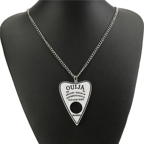 Collier Multicolore En Résine Ouija Pour Femmes, Pendentif En Forme De Planchette Pour Enfants, Cadeau D'anniversaire, Bijoux À La Mode, 1 Pièce