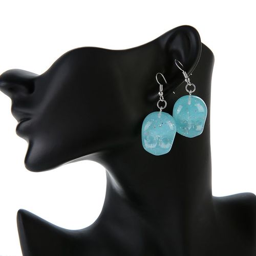 Boucles D'oreilles En Résine Pour Visage D'ange, 1 Paire, Fait À La Main, Drôle, Goutte D'eau, Personnalité, Tête De Bébé, Bijoux À La Mode, Cadeau
