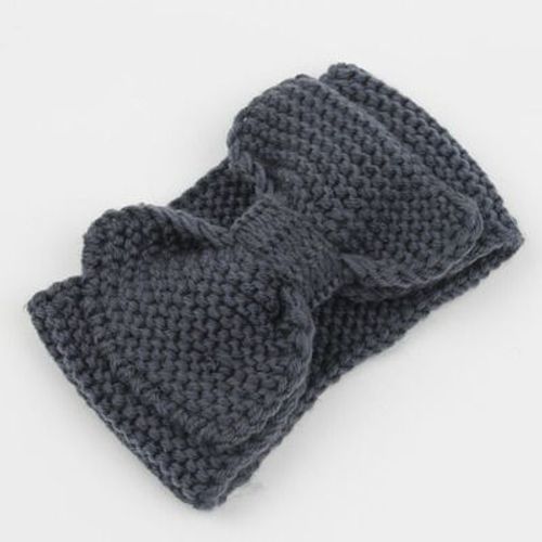 Bandeau En Laine Explosion Avec Gros N¿Ud Pour Femmes, Couvre-Chef À Crochet Fleur Fait À La Main, Europe Et Amérique