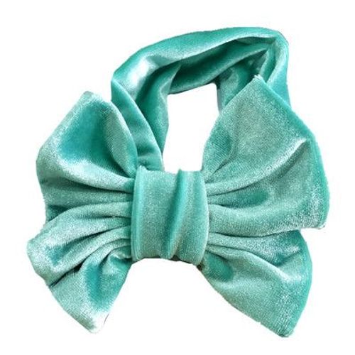 Bandeau Élastique En Coton, Velours Solide, Fait À La Main, Accessoires De Coiffure Pour Filles