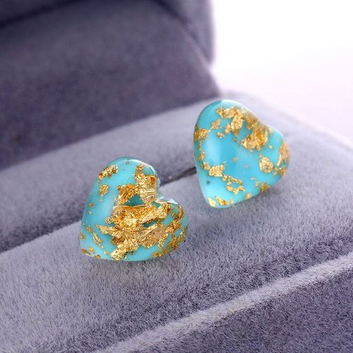 Boucles D'oreilles Géométriques En Pierre Verte Pour Femmes, Nouveauté Tendance, Drôle, Deux Tons, Symbole Musical, Instrument Suspendu, Pendentif Pour Femmes, Z3d322