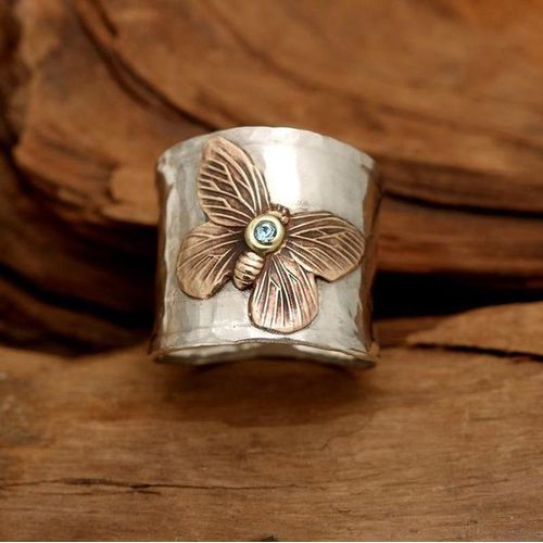 Bague Vintage Deux Tons En Relief Pour Hommes Et Femmes, Large Anneau En Pierre Cz Verte, Punk, Gothique, Fête, Rétro, Bijoux N3m950