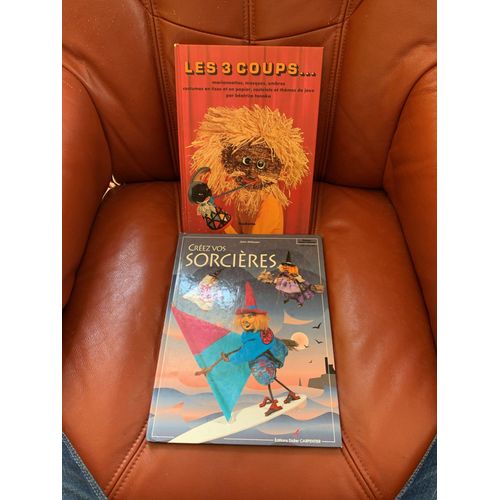 Les Trois Coups.. (Marionnettes, Masques, Ombres, Costumes Papiers). Et Créez Vos Sorcières. 2 Livres.