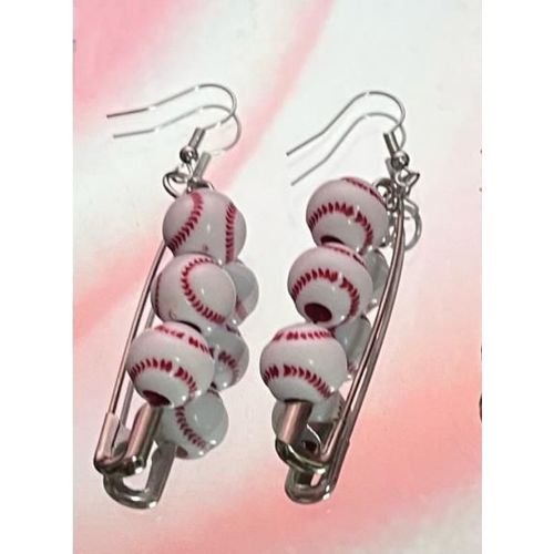 Boucles D'oreilles Goutte D'eau Pour Filles, Balle De Basket-Ball, Baseball, Broches Créatives Hip Hop, Fans De Jeux, Bijoux À La Mode Pour Femmes