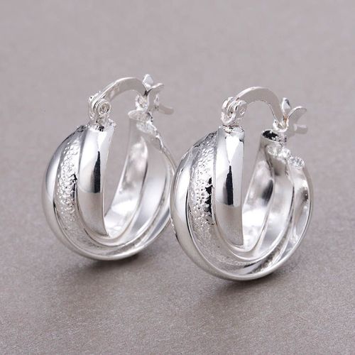 Boucles D'oreilles Vintage En Métal Plaqué Or Blanc Pour Femmes, Style Boho, Multicouche, Géométrique, Rond, Goutte, Bijoux À La Mode, Nouvelle Collection