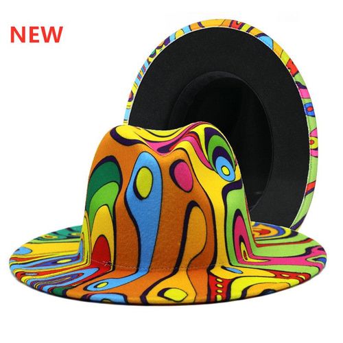 Chapeau De Cow-Boy Avec Bord Roulé Pour Femme, Casquette Épaisse Double Face En Feutre De Jazz Occidental, Vintage, Panama, Vente En Gros