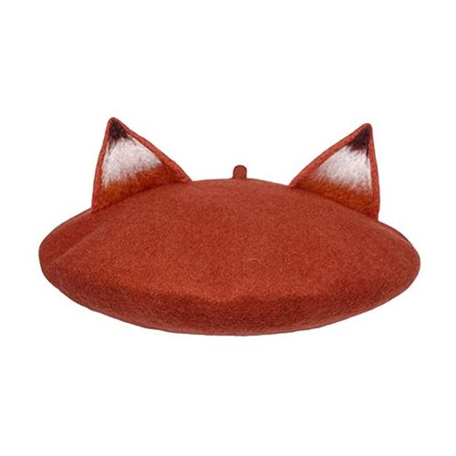 Chapeau Béret En Laine Fait À La Main Pour Femme, Casquette De Peintre De Nuage En Feutre, Chaud Et Épais