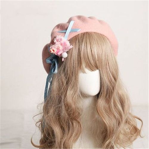 Béret En Laine Pour Femme, Chapeau, Écharpe, Écharpe, Couleur Unie, Vente En Gros, 2020