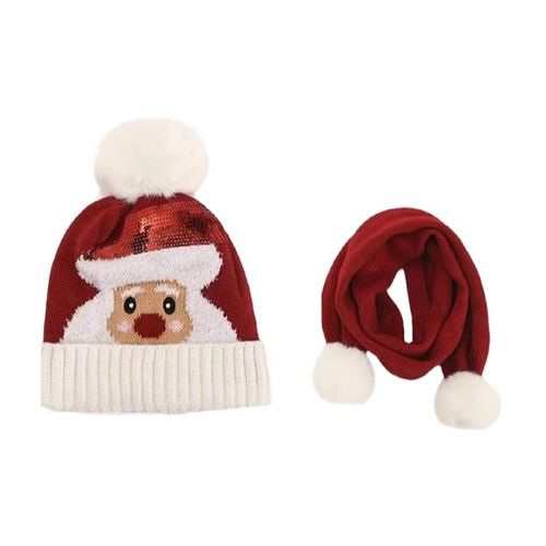 Bonnets Unisexes En Fourrure Classique Extra Épaisse Pour Noël Et Nouvel An, Fournitures De Fête, Tricot De Noël