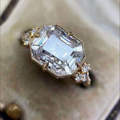 Magnifiques Bagues De Mariage Saphir Bleu, Cristal Brillant, Pour Femmes, Bijoux De Fiançailles, Nouvelle Collection